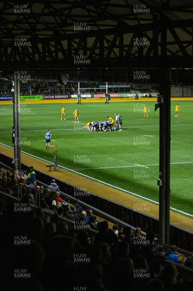 171025 - Dragons RFC v Cardiff Rugby - United Rugby Championship - General View of Rodney Parade