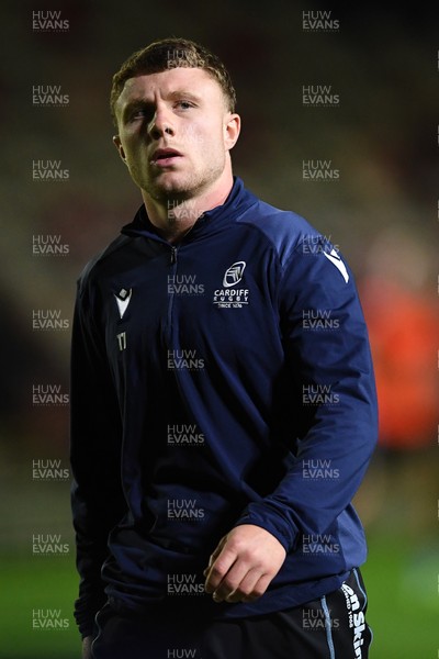 171025 - Dragons RFC v Cardiff Rugby - United Rugby Championship - Tom Bowen of Cardiff Rugby