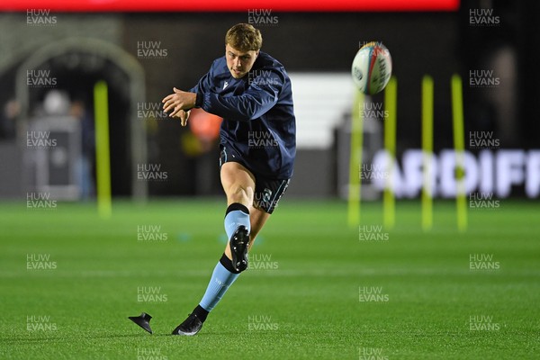 171025 - Dragons RFC v Cardiff Rugby - United Rugby Championship - Alex Mann of Cardiff Rugby
