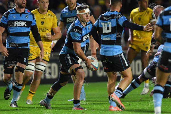 171025 - Dragons RFC v Cardiff Rugby - United Rugby Championship - Alex Mann of Cardiff Rugby