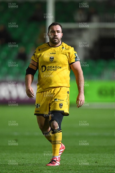 171025 - Dragons RFC v Cardiff Rugby - United Rugby Championship - Rob Hunt of Dragons
