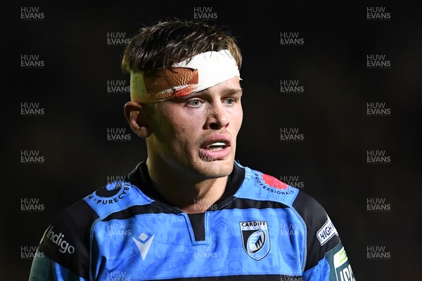 171025 - Dragons RFC v Cardiff Rugby - United Rugby Championship - Alex Mann of Cardiff Rugby