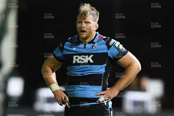171025 - Dragons RFC v Cardiff Rugby - United Rugby Championship - Josh McNally of Cardiff Rugby