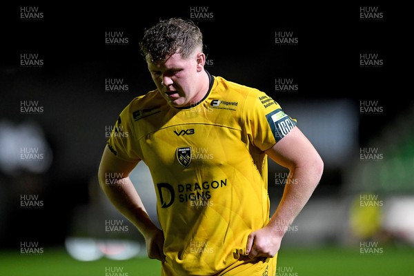 171025 - Dragons RFC v Cardiff Rugby - United Rugby Championship - Dejected Brodie Coghlan of Dragons