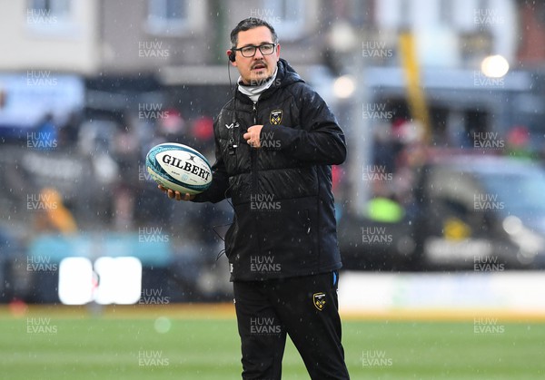 261222 - Dragons v Cardiff Rugby - United Rugby Championship - Dragons coach Dai Flanagan