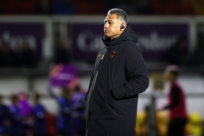 201225 - Dragons RFC v Connacht - United Rugby Championship - Dragons Head Coach Filo Tiatia 