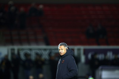 201225 - Dragons RFC v Connacht - United Rugby Championship - Dragons Head Coach Filo Tiatia 