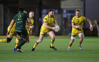 201225 - Dragons RFC v Connacht - United Rugby Championship - Aneurin Owen of Dragons 
