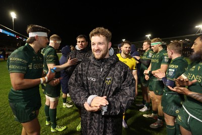 201225 - Dragons RFC v Connacht - United Rugby Championship - Angus O'Brien of Dragons at full time