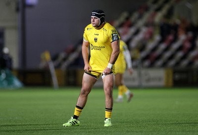201225 - Dragons RFC v Connacht - United Rugby Championship - Oli Burrows of Dragons 