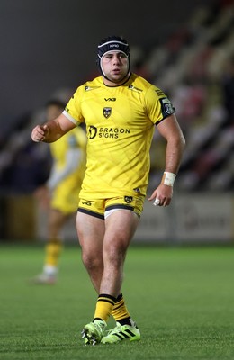 201225 - Dragons RFC v Connacht - United Rugby Championship - Oli Burrows of Dragons 