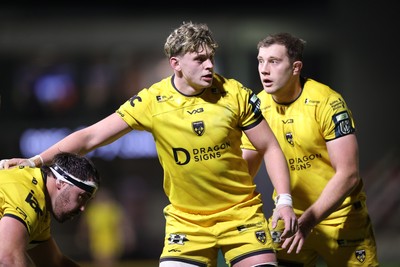 201225 - Dragons RFC v Connacht - United Rugby Championship - Ryan Woodman of Dragons 