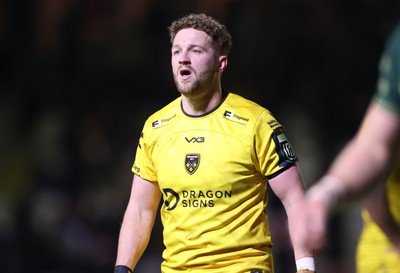 201225 - Dragons RFC v Connacht - United Rugby Championship - Angus O'Brien of Dragons 