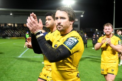 201225 - Dragons RFC v Connacht - United Rugby Championship - Rhodri Williams of Dragons at full time