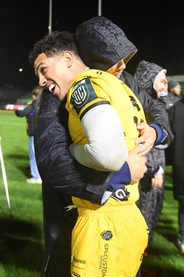 201225 - Dragons RFC v Connacht - United Rugby Championship - Rio Dyer of Dragons at full time