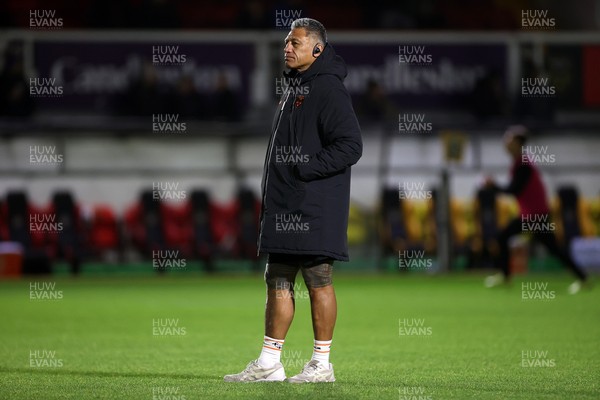 201225 - Dragons RFC v Connacht - United Rugby Championship - Dragons Head Coach Filo Tiatia 
