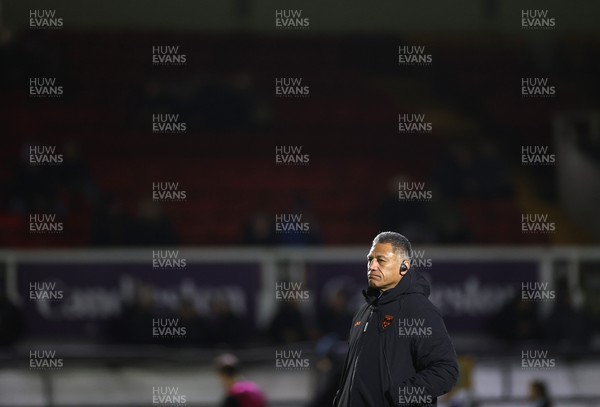 201225 - Dragons RFC v Connacht - United Rugby Championship - Dragons Head Coach Filo Tiatia 