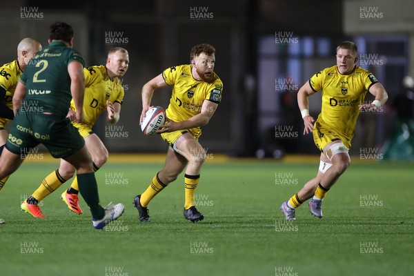 201225 - Dragons RFC v Connacht - United Rugby Championship - Aneurin Owen of Dragons 