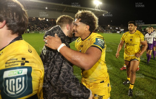201225 - Dragons RFC v Connacht - United Rugby Championship - Fine Inisi of Dragons at full time