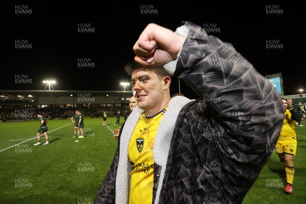 201225 - Dragons RFC v Connacht - United Rugby Championship - Rodrigo Martinez of Dragons at full time