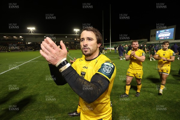 201225 - Dragons RFC v Connacht - United Rugby Championship - Rhodri Williams of Dragons at full time