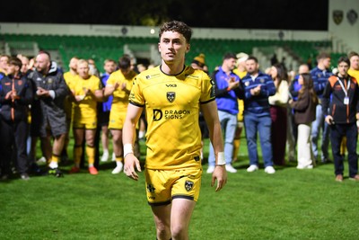 090526 - Dragons RFC v Edinburgh Rugby - United Rugby Championship - Niall Armstrong of Dragons at full time