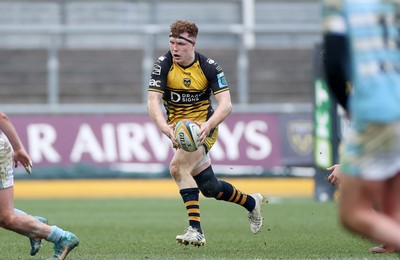 160225 - Dragons RFC v Glasgow Warriors - United Rugby Championship - Aneurin Owen of Dragons 