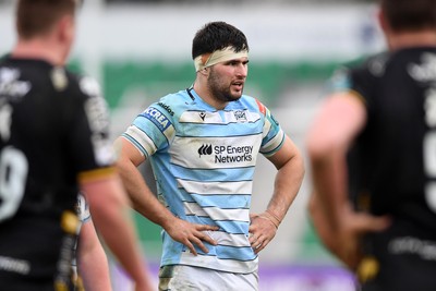 160225 - Dragons RFC v Glasgow Warriors - United Rugby Championship - Alex Samuel of Glasgow Warriors