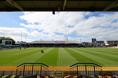 050926 - Dragons RFC v Hartpury, Preseason Friendly - A general view of Rodney Parade ahead of the match