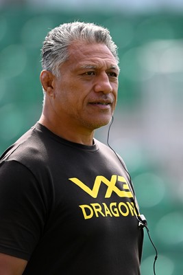 050926 - Dragons RFC v Hartpury, Preseason Friendly - Dragons head coach, Filo Tiatia