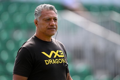 050926 - Dragons RFC v Hartpury, Preseason Friendly - Dragons head coach, Filo Tiatia
