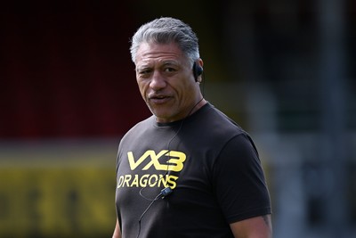 050926 - Dragons RFC v Hartpury, Preseason Friendly - Dragons head coach, Filo Tiatia