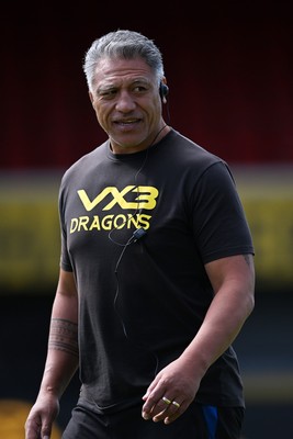 050926 - Dragons RFC v Hartpury, Preseason Friendly - Dragons head coach, Filo Tiatia