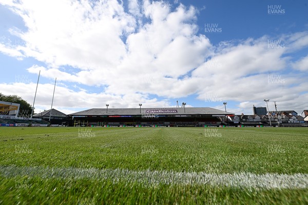050926 - Dragons RFC v Hartpury, Preseason Friendly - A general view of Rodney Parade ahead of the match
