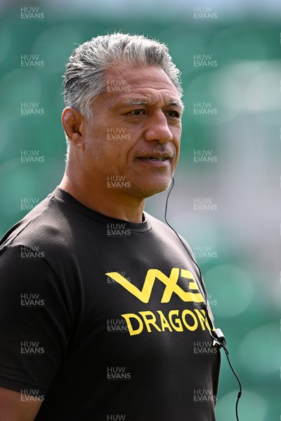 050926 - Dragons RFC v Hartpury, Preseason Friendly - Dragons head coach, Filo Tiatia