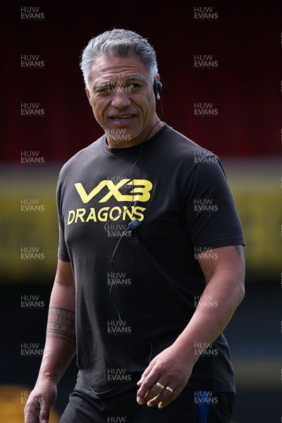 050926 - Dragons RFC v Hartpury, Preseason Friendly - Dragons head coach, Filo Tiatia