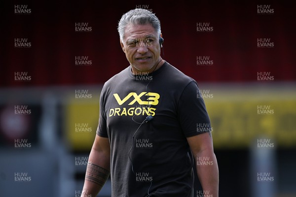 050926 - Dragons RFC v Hartpury, Preseason Friendly - Dragons head coach, Filo Tiatia
