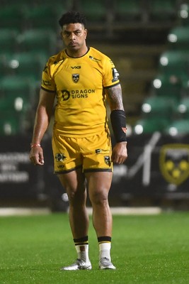 031025 - Dragons RFC v Hollywoodbets Sharks - United Rugby Championship - Fetuli Paea of Dragons