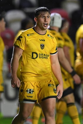 031025 - Dragons RFC v Hollywoodbets Sharks - United Rugby Championship - Harri Ackerman of Dragons