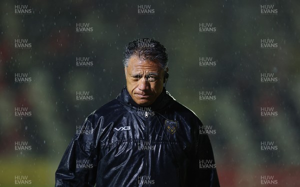031025 - Dragons RFC v Hollywoodbets Sharks, United Rugby Championship - Dragons Head Coach Filo Tiatia