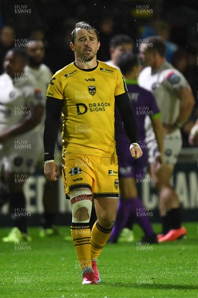 031025 - Dragons RFC v Hollywoodbets Sharks - United Rugby Championship - Rhodri Williams of Dragons