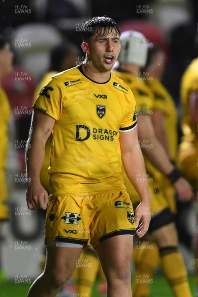 031025 - Dragons RFC v Hollywoodbets Sharks - United Rugby Championship - Harri Ackerman of Dragons