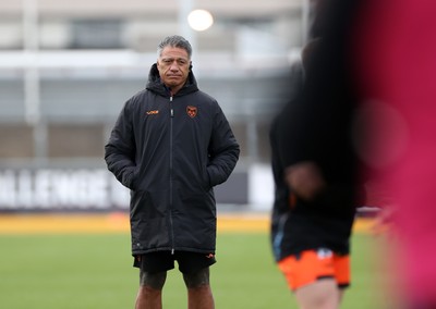 141225 - Dragons RFC v Lyon Olympique Universitaire - European Rugby Challenge Cup - Dragons Head Coach Filo Tiatia 