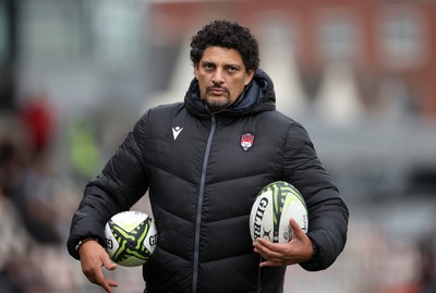 141225 - Dragons RFC v Lyon Olympique Universitaire - European Rugby Challenge Cup - Lyon Head Coach Karim Ghezal 