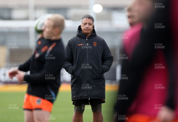 141225 - Dragons RFC v Lyon Olympique Universitaire - European Rugby Challenge Cup - Dragons Head Coach Filo Tiatia 