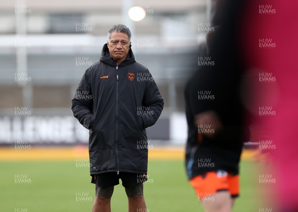 141225 - Dragons RFC v Lyon Olympique Universitaire - European Rugby Challenge Cup - Dragons Head Coach Filo Tiatia 