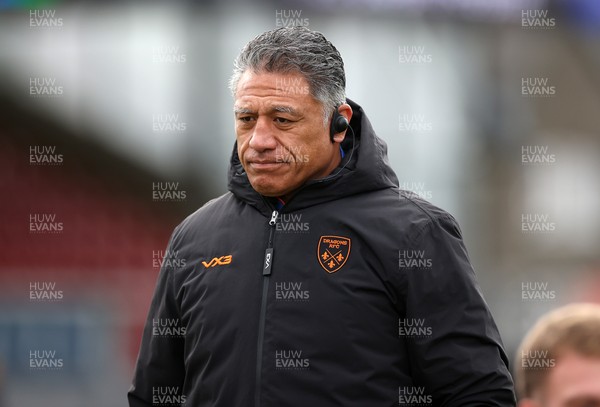 141225 - Dragons RFC v Lyon Olympique Universitaire - European Rugby Challenge Cup - Dragons Head Coach Filo Tiatia 