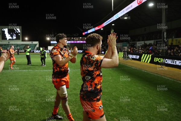141225 - Dragons RFC v Lyon Olympique Universitaire - European Rugby Challenge Cup - Aneurin Owen of Dragons 