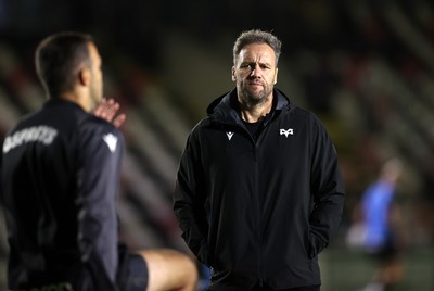 091026 - Dragons RFC v Ospreys - United Rugby Championship - Ospreys Head Coach Mark Jones 