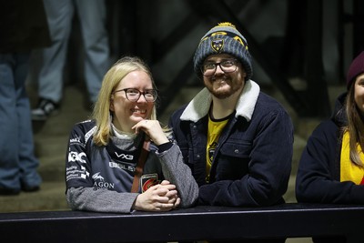 091026 - Dragons RFC v Ospreys - United Rugby Championship - Dragons fans